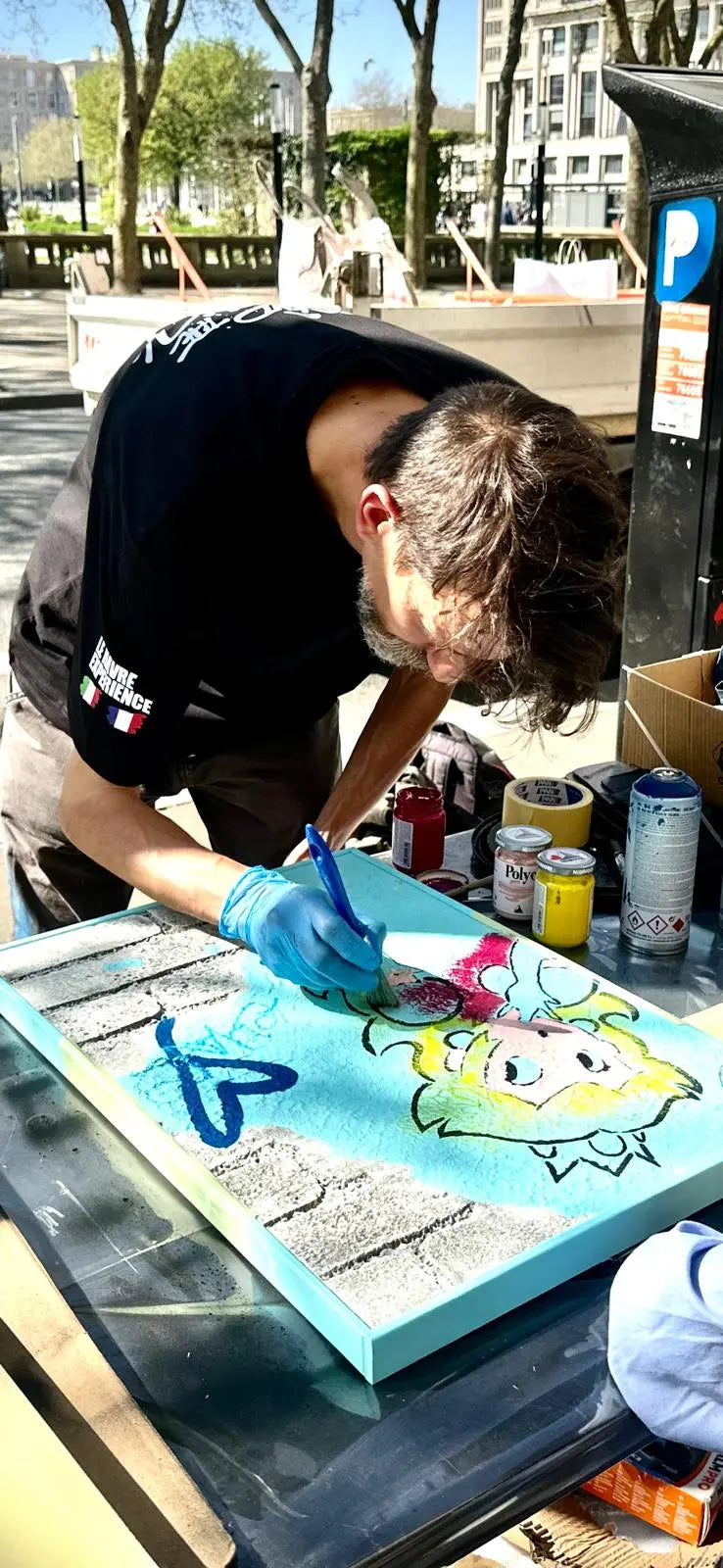 Street art in studio, i Lost Walls di Shife V.H.RO