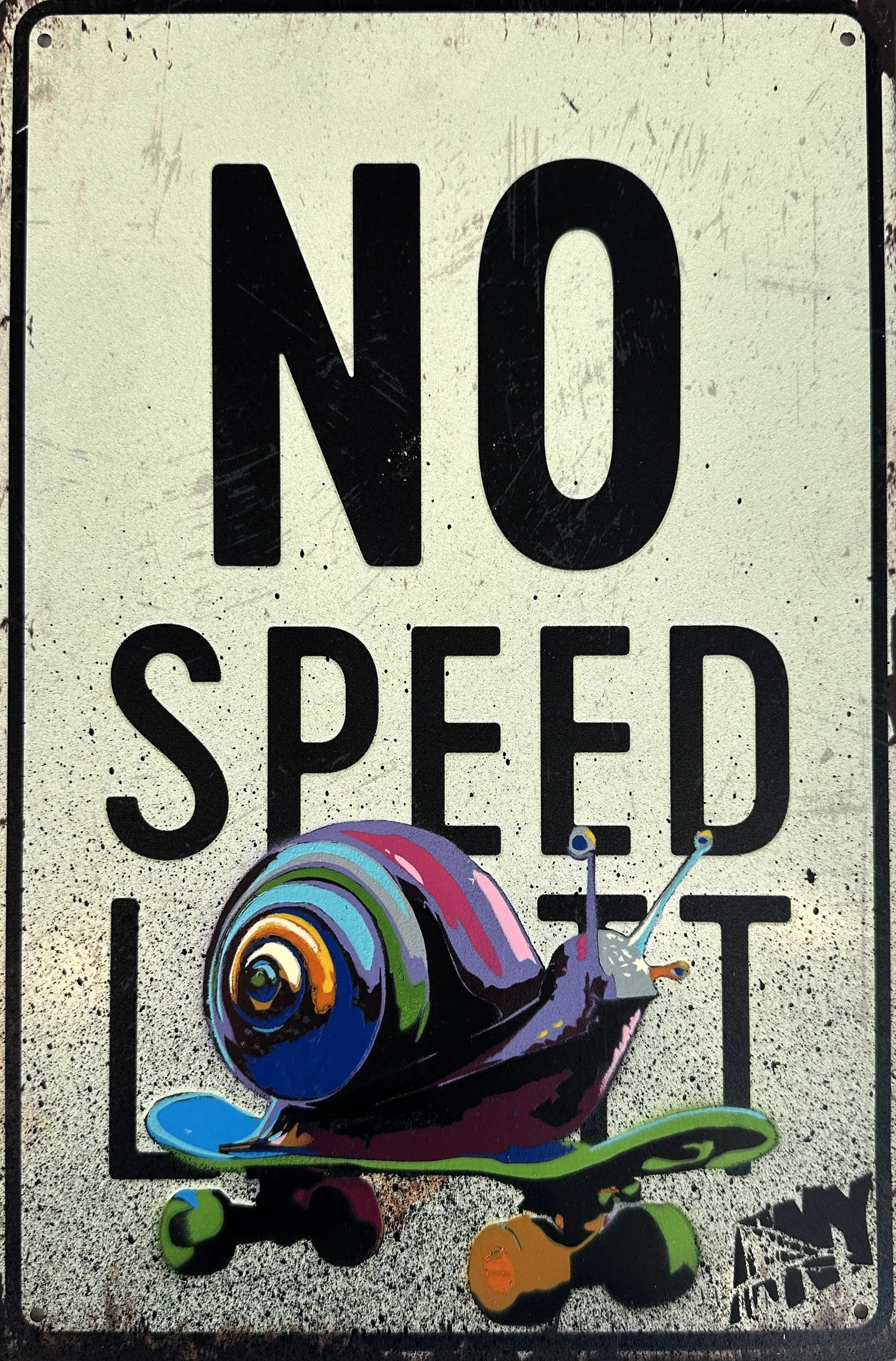 NO SPEED LIMIT (Fornito con Plexiglass) Any