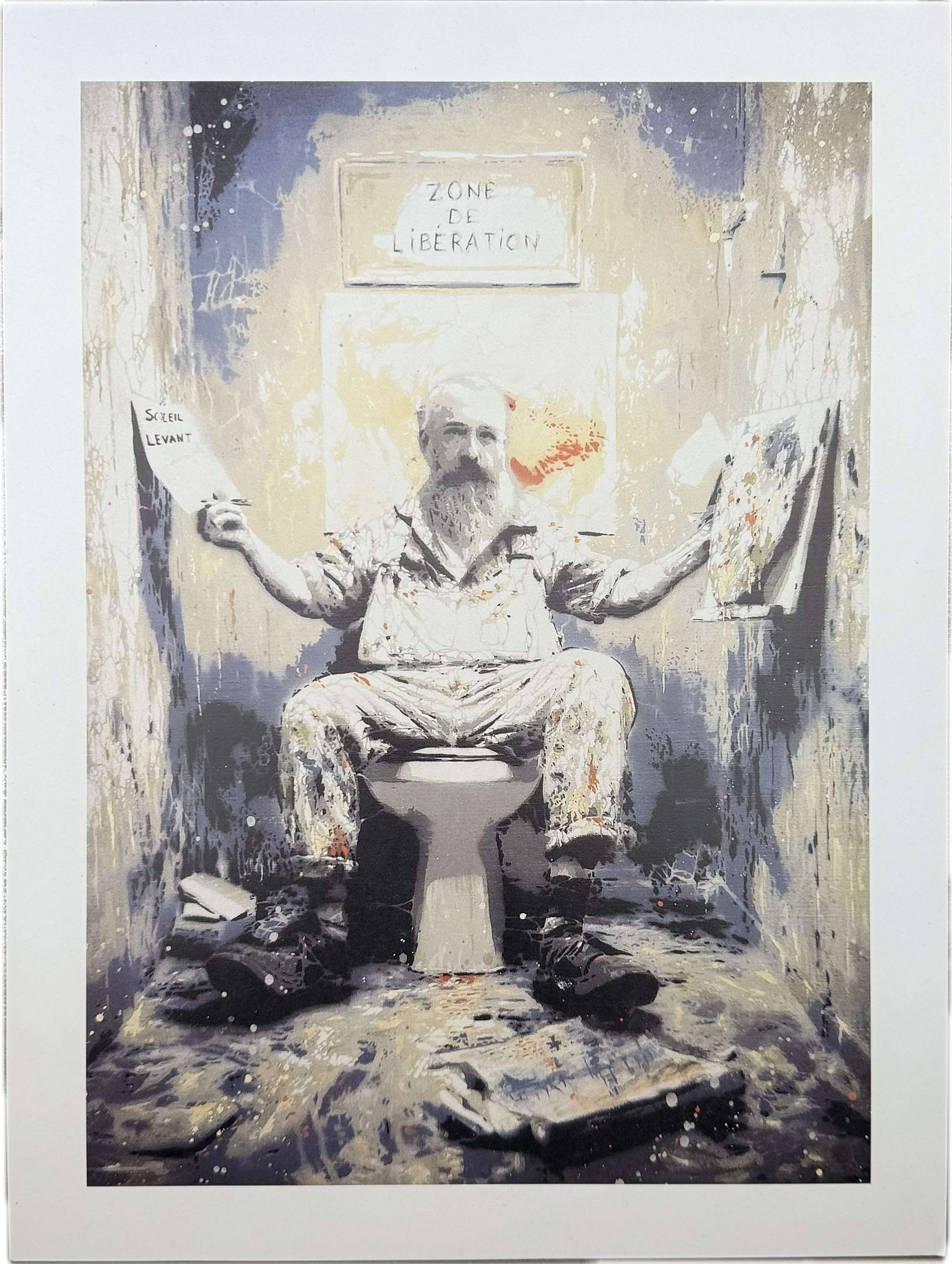 CLAUDE MONET PRINT Man-X