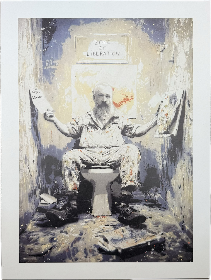 CLAUDE MONET PRINT Man-X