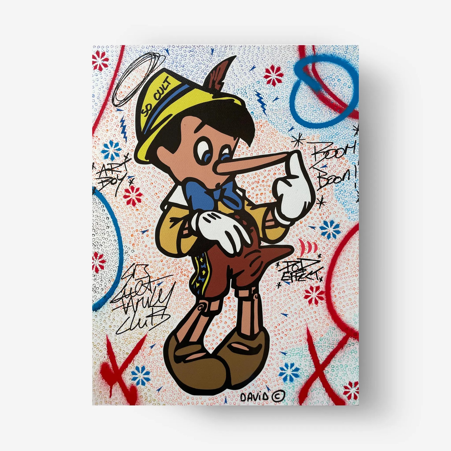 Pinocchio von David Karsenty | Limitierte Auflage – Pop Art