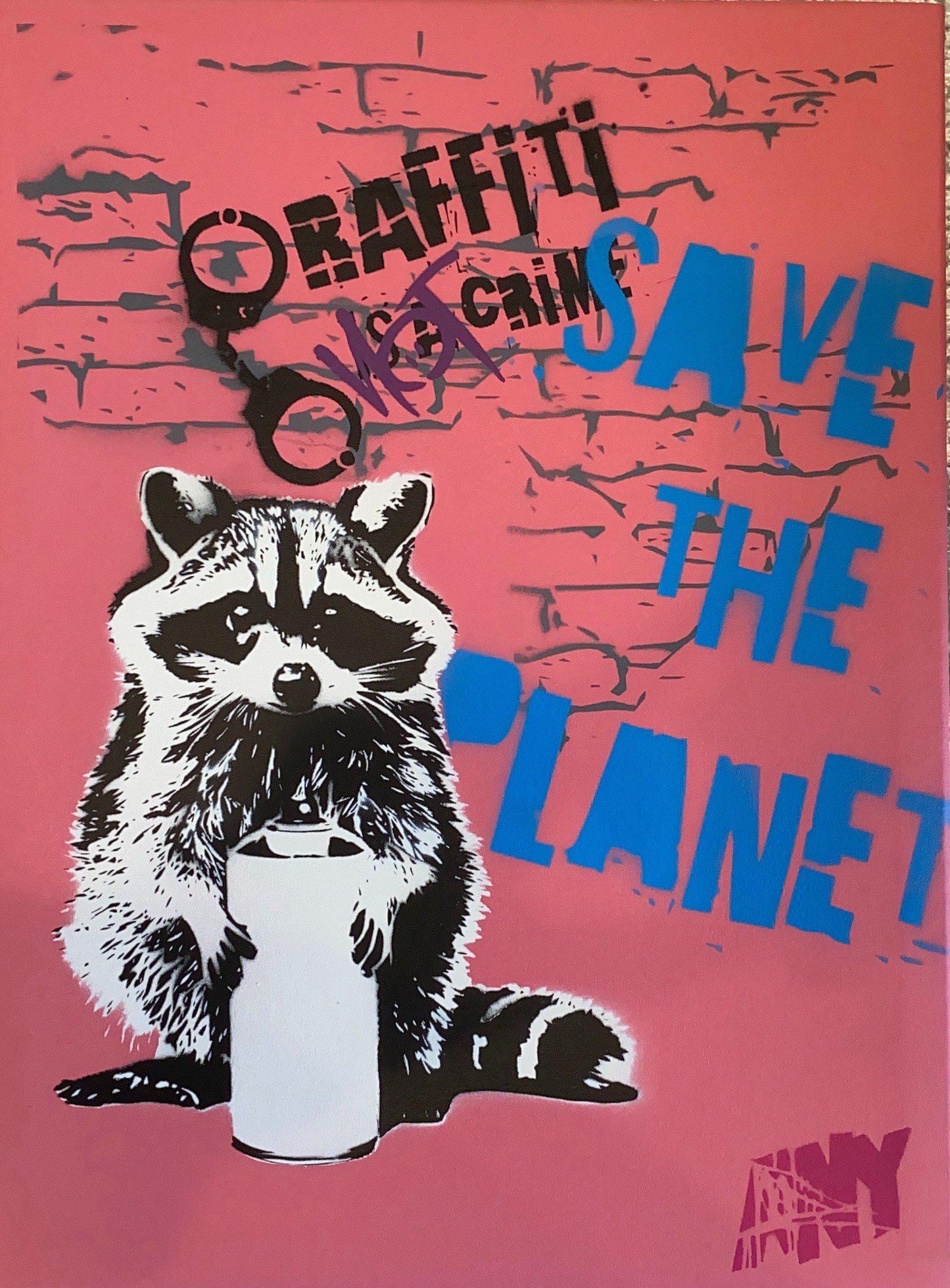THE RULES OF RACOON graffiti edition