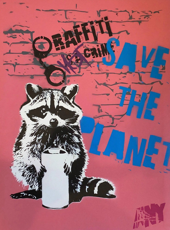 THE RULES OF RACOON graffiti edition Any