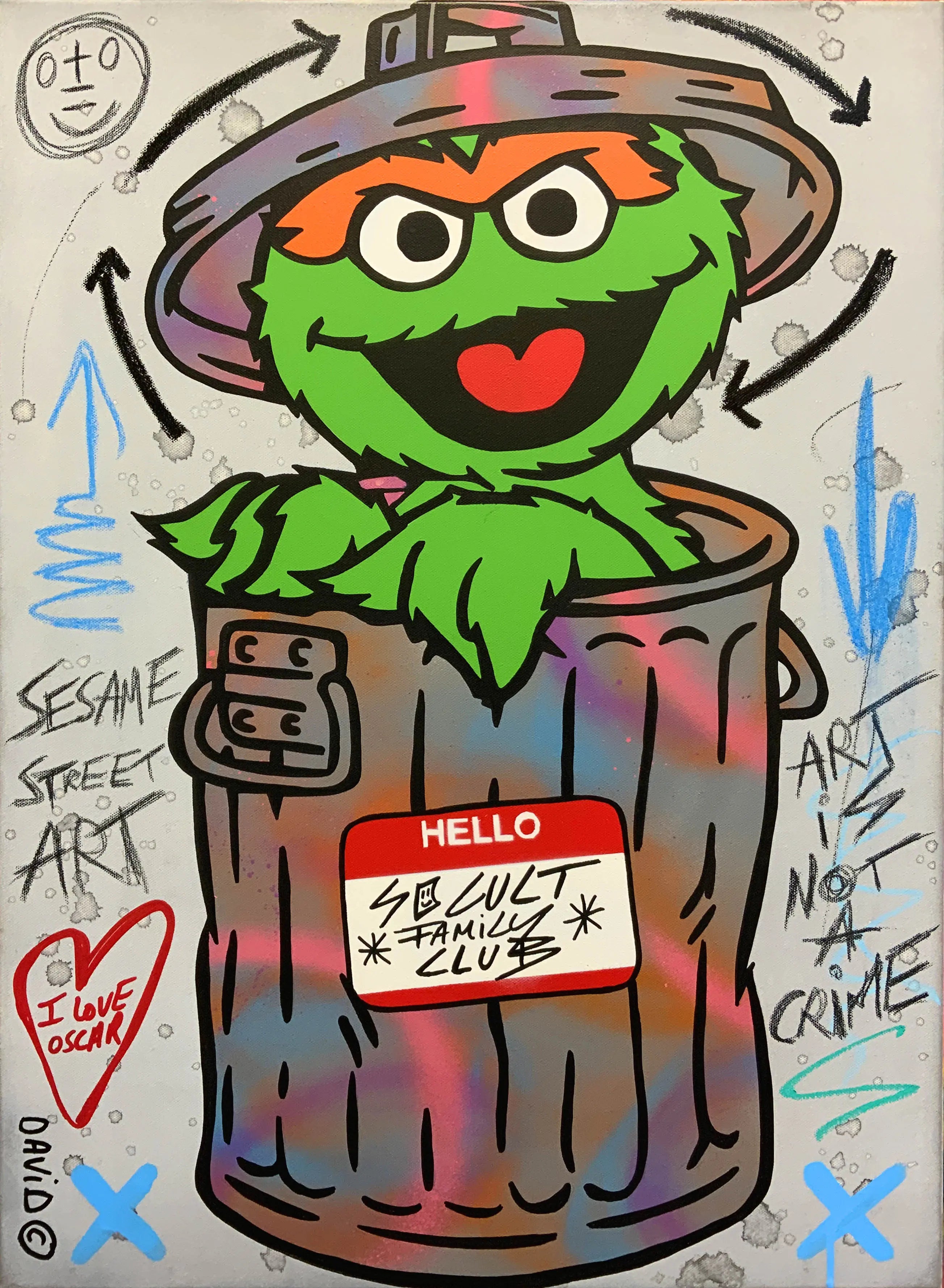 Sesame Street Art David Karsenty