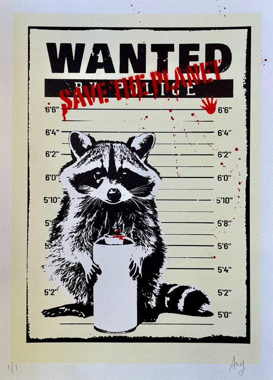 WANTED BY POLICE SAVE THE PLANET