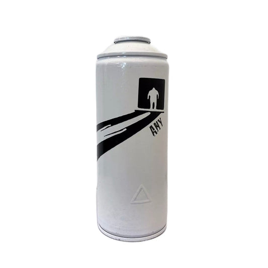 Light Of NY Spray Can di Any. Opera unica spray e stickers su bomboletta spray rappresentante un soggetto ricorrente dell'artista trasferito in un oggetto da collezione | CD Studio d'Arte