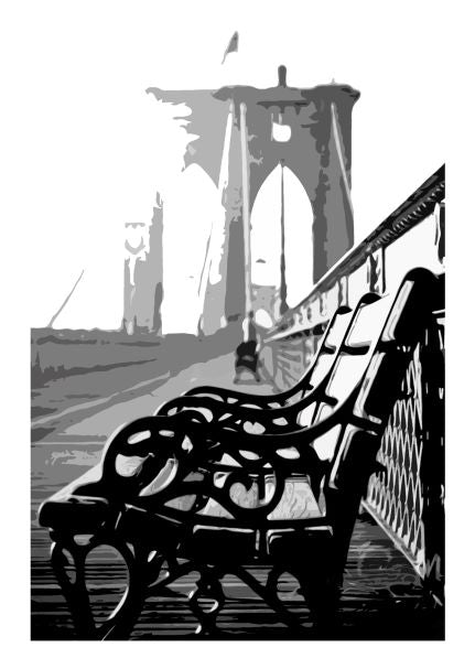 The Rest di Any. Stampa giclée stampa su carta 320 gsm edizione limitata rappresentante connessioni allo scenario di New York, come ricorda l'acronimo presente nel nome dell'artista "About New York" | Cd Studio d'Arte